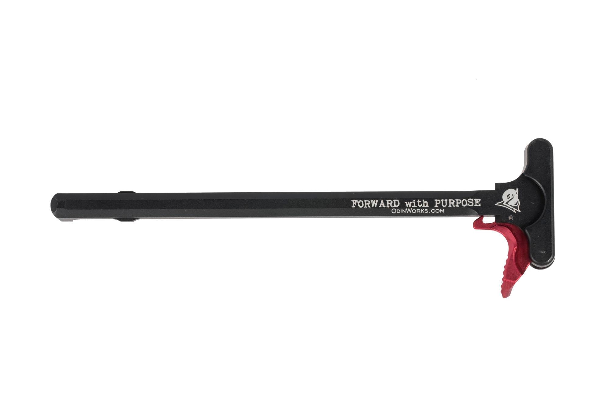Odin Works AR-10 Extended Charging Handle - Red